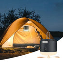 Ljojo 4-in-1 Rechargeable LED Camping Lantern with Fan and Spray