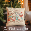 Christmas-Themed Cushion Covers with Fun Prints by Ljojo: Sofa, Bedroom, Car Pillow Cover