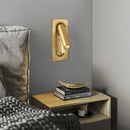 Ljojo LED Wall Light with Switch and USB Charging - Bedroom Reading Lamp