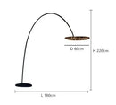 Ljojo Minimalist LED Floor Lamp for Living Room and Bedroom