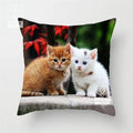 Christmas Deer & Rabbit Winter Pillow Case - Ljojo Home Decor Collection