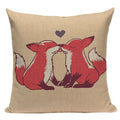 Ljojo Love Pug Dog Cushion Cover Sleep Dog Throw Pillow Case