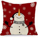 Ljojo Merry Christmas Winter Tree Snowflake Pillow Cover for Sofa Bedroom Car