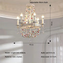 French Style Crystal Led Pendant Light for Stairs by Ljojo