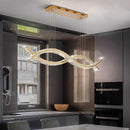 Ljojo Luxury Crystal Pendant Chandelier, Modern Dining Room Living Room Ceiling Light
