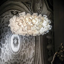 Ljojo Modern Acrylic Flower Chandelier for Bedroom and Dining Room