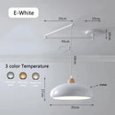 Modern Rocking Arm Pendant Lamp Movable Hanging Chandelier for Living Room by Ljojo