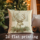 Christmas-themed Ljojo Pillow Covers for Sofa, Bedroom, Car - Rectangular Cushion