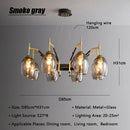 Nordic LED Chandelier Retro Glass Design Lighting Fixtures for Living Room by Ljojo