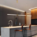 Modern Minimalist LED Pendant Light for Restaurant Kitchen Island by Ljojo
