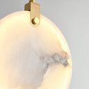 Ljojo Marble Pendant Lamp LED Small Chandelier Light Fixture for Home Decor