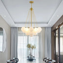 Bubble Led Chandelier Modern Gold Balls Glass Pendant Light for Dining Room by Ljojo