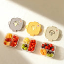 Ljojo Divided Lunch Box: Leakproof Portable Container for Salad, Fruit, and Bento