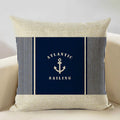 Ljojo Marine Cotton Fish Cushion Cover 45x45CM Square Home Decor Pillow Case