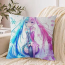 Ljojo 40*40 Hatsune Miku Pillow Cover Set for Stylish Bed Decor