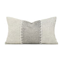 Ljojo Luxury Beige Grey Horsehair Weaving Sofa with High-End Pillows