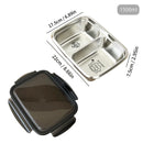 Ljojo 304 Stainless Steel Lunch Box - Large Capacity Bento Box