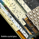 Ljojo Crystal Bubble Wall Light Modern LED Fixture for Bedroom Living Room Home Decor