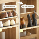 Ljojo™ 4-Drawer Wooden Shoe Organizer for Entryway Storage