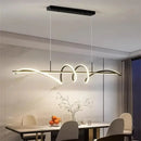 Ljojo Long Ceiling Chandelier for Dining Living Room Pendant Lamp