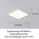 Ljojo LED Ceiling Light: Remote Dimming Modern Fixture for Home Decor