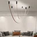 Ljojo LED Line Pendant Lamp for Modern Nordic Decor