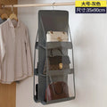 Ljojo™ Gray Handbag Organizer Hanging Storage Bag for Closet Wardrobe & Door