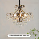 Ljojo Luxury Crystal Chandelier Pendant Light for Living Room