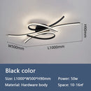 Modern Black LED Ceiling Light Fixture for Home Decoration by Ljojo