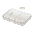 Ljojo 4/6-Grid Fresh-Keeping Box with Lid: Reusable Fridge Food Storage Container