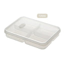 Ljojo 4/6-Grid Fresh-Keeping Box with Lid: Reusable Fridge Food Storage Container