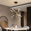 2024 Ljojo LED Ceiling Chandeliers: Modern Dimmable Lighting Fixtures for Home Interiors