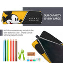Ljojo Mickey Mouse Minnie Pencil Case School Gift Pouch Pen Holder Big Capacity
