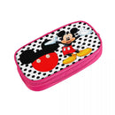 Ljojo Mickey Mouse Minnie Pencil Case - Big Capacity Zipper Pouch for Students