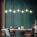 Nordic Bubble Waves LED Pendant Light Cream Chandelier for Home Decor by Ljojo