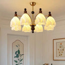 Gold Glass Ceiling Chandelier Modern Living Room Bedroom Lighting by Ljojo