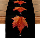 Ljojo Maple Leaf Table Runner for Dining Wedding Holiday Party Decor
