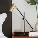 Ljojo LED Desk Lamp with Long Rod Rocker Arm - Nordic Decorative Lighting
