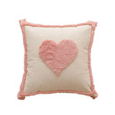 Ljojo Love Tassel Cushion Cover 45x45 Cotton Throw Pillow Home Decor