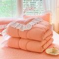 Ljojo Milk Fleece Winter Quilt: Thickened & Warm Comfortable Quilt Core