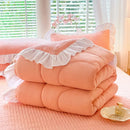 Ljojo Milk Fleece Winter Quilt: Thickened & Warm Comfortable Quilt Core