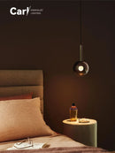 Minimalist Glass Chandelier Gesture Induction LED Lights for Home Decor by Ljojo