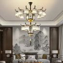 Ljojo Luxury Crystal Chandelier for Modern Chinese Living Room
