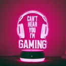 3D Gaming Enthusiast USB Night Light by Ljojo - Glow-in-the-Dark Creative Desktop Decor