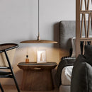 Modern Minimalist Art Design LED Chandelier Wabi-sabi Solid Wood Pendant Light by Ljojo