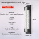 Ljojo Modern Outdoor LED Wall Light for Villa Entrance Garden - SANDYHA Long Strip Lamp