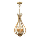 American All-copper LED Pendant Chandelier for Hotel Villa, Classical Art Lighting by Ljojo