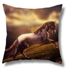 Fine Horse Print Cushion Cover for Home Decor by Ljojo