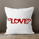 Ljojo LOVE Print Cushion Cover for Home Decor