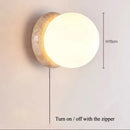 Ljojo Nordic Style Stone Wall Lamp Garden Sconce Light Fixture for Exterior Balcony Decoration